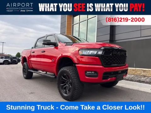 Red 2025 Ram 1500 Black Widow Package for sale in Platte City, MO