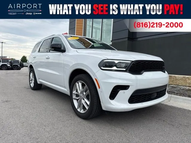 Used 2025 Dodge Durango GT with VIN 1C4RDJDG8SC544403 for sale in Kansas City