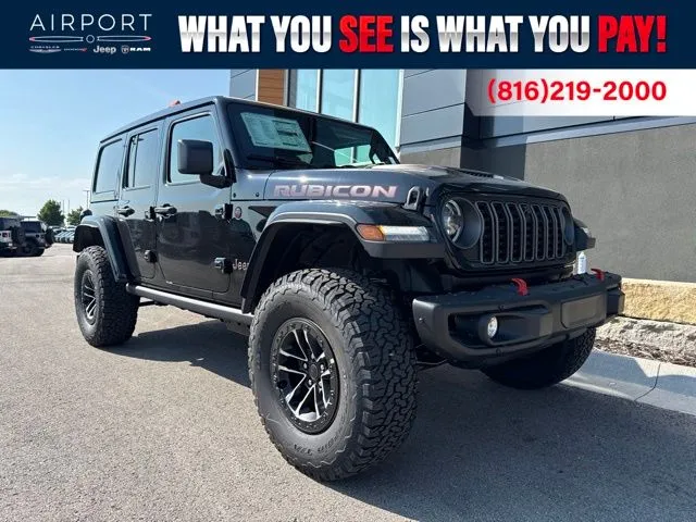 Black 2026 Jeep Wrangler Rubicon X for sale in Platte City, MO
