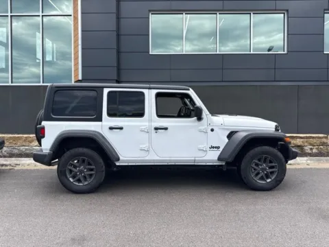 Photos of 2025 Jeep Wrangler Sport S for sale in Platte City, MO at Airport Chrysler Dodge Jeep Ram