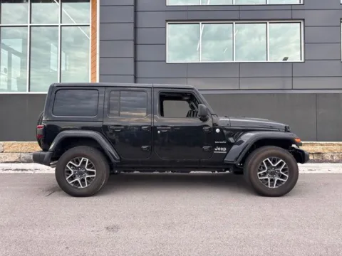 Photos of 2024 Jeep Wrangler Sahara for sale in Platte City, MO at Airport Chrysler Dodge Jeep Ram