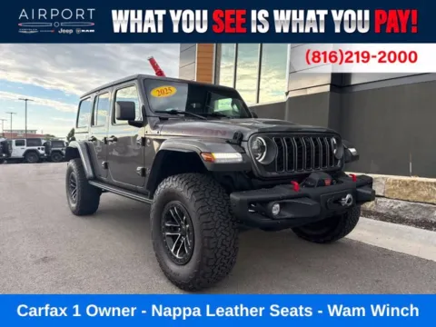 Gray 2025 Jeep Wrangler Rubicon X for sale in Platte City, MO