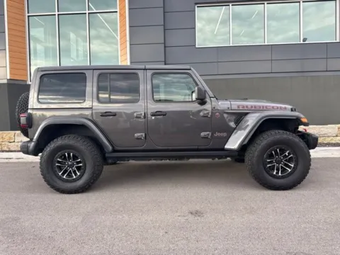 Photos of 2025 Jeep Wrangler Rubicon X for sale in Platte City, MO at Airport Chrysler Dodge Jeep Ram