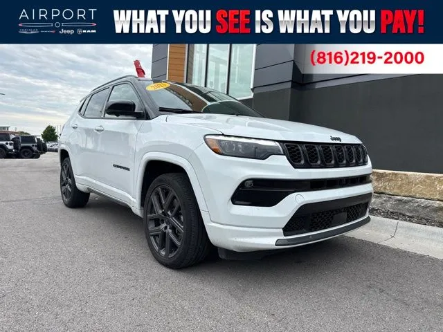 Used 2025 Jeep Compass Limited with VIN 3C4NJDCN4ST592574 for sale in Kansas City