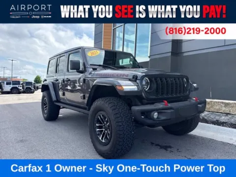 Gray 2025 Jeep Wrangler Rubicon X for sale in Platte City, MO