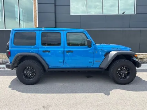 Photos of 2024 Jeep Wrangler Willys 4xe for sale in Platte City, MO at Airport Chrysler Dodge Jeep Ram