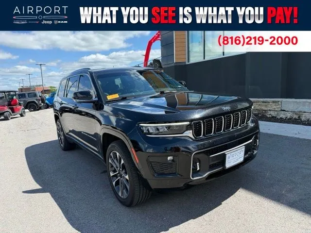 Used 2021 Jeep Grand Cherokee L Overland with VIN 1C4RJKDG3M8123015 for sale in Kansas City