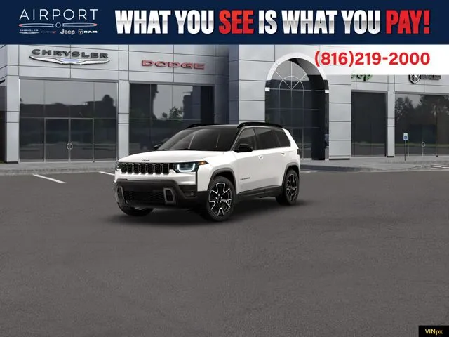 White 2026 Jeep Cherokee Overland for sale in Platte City, MO