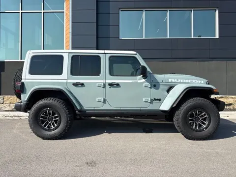 Photos of 2026 Jeep Wrangler Rubicon X for sale in Platte City, MO at Airport Chrysler Dodge Jeep Ram
