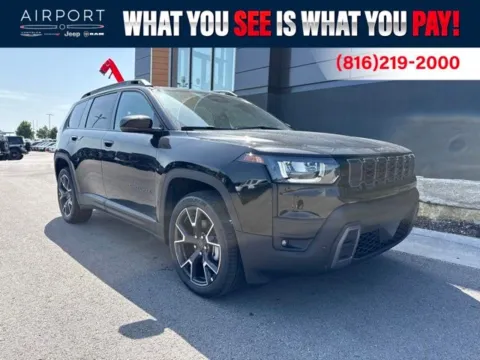 Black 2026 Jeep Cherokee Overland for sale in Platte City, MO