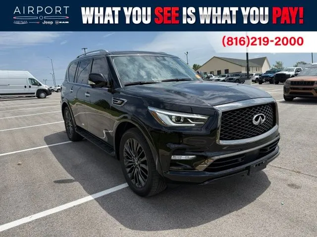Black 2023 INFINITI QX80 Premium Select for sale in Platte City, MO