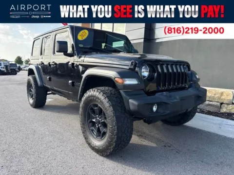 Black 2021 Jeep Wrangler Unlimited Sport S for sale in Platte City, MO