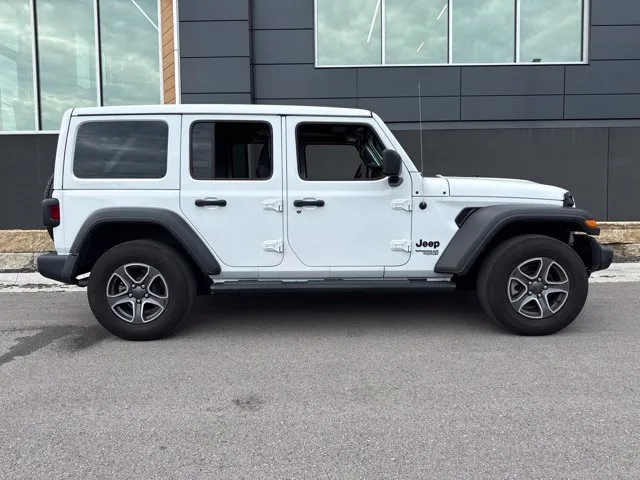 Used 2021 Jeep Wrangler Unlimited Sport S with VIN 1C4HJXDN1MW833453 for sale in Kansas City