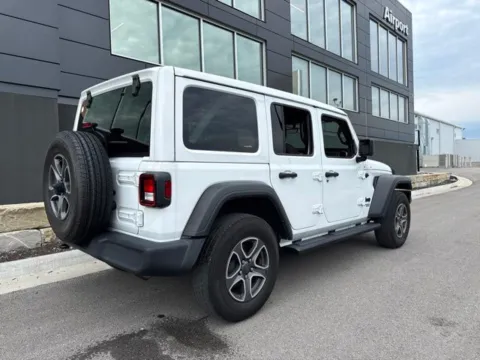 Another view of 2021 Jeep Wrangler Unlimited Sport S for sale in Platte City, MO at Airport Chrysler Dodge Jeep Ram