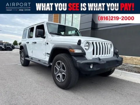 White 2021 Jeep Wrangler Unlimited Sport S for sale in Platte City, MO