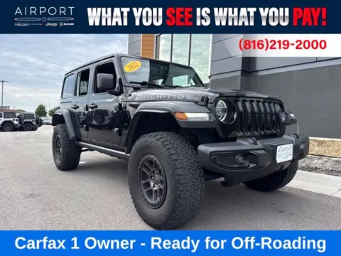Black 2022 Jeep Wrangler Unlimited High Tide for sale in Platte City, MO