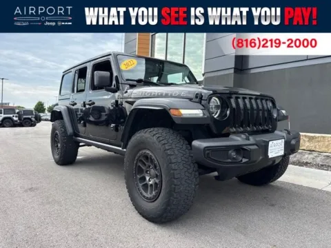 Black 2022 Jeep Wrangler Unlimited High Tide for sale in Platte City, MO