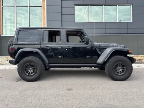 Photos of 2022 Jeep Wrangler Unlimited High Tide for sale in Platte City, MO at Airport Chrysler Dodge Jeep Ram