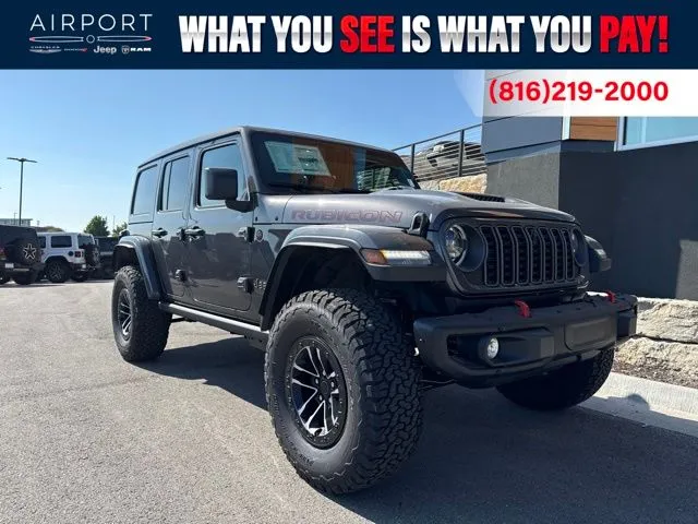 Gray 2026 Jeep Wrangler Rubicon X for sale in Platte City, MO