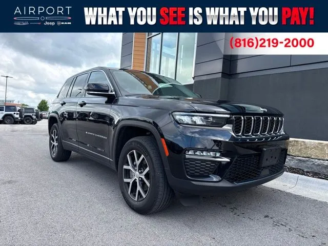 Black 2023 Jeep Grand Cherokee Limited for sale in Platte City, MO