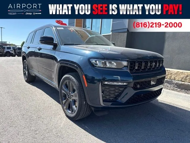 Blue 2027 Jeep Grand Cherokee L Limited Reserve for sale in Platte City, MO