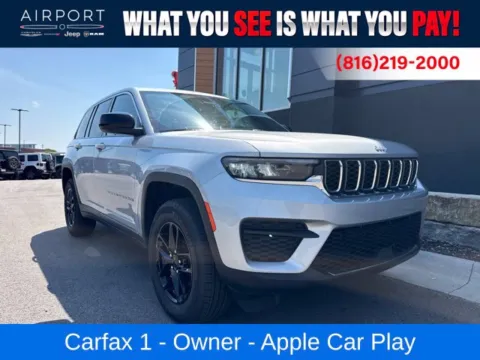 Silver 2025 Jeep Grand Cherokee Laredo X for sale in Platte City, MO