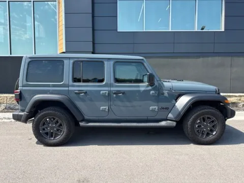 Photos of 2024 Jeep Wrangler Sport S for sale in Platte City, MO at Airport Chrysler Dodge Jeep Ram