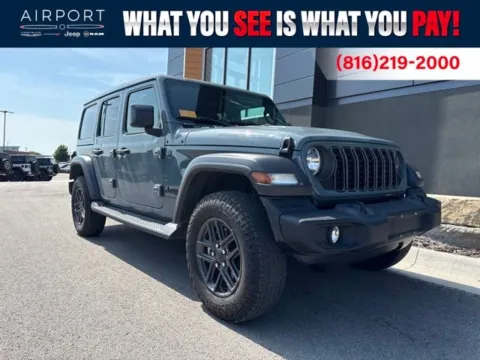 Gray 2024 Jeep Wrangler Sport S for sale in Platte City, MO