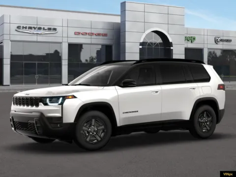 Photos of 2026 Jeep Cherokee Laredo for sale in Platte City, MO at Airport Chrysler Dodge Jeep Ram