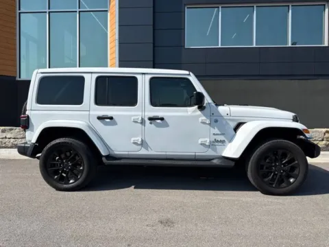 Photos of 2024 Jeep Wrangler Sahara 4xe for sale in Platte City, MO at Airport Chrysler Dodge Jeep Ram