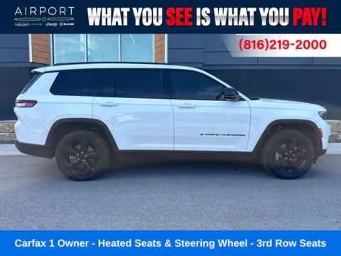 White 2023 Jeep Grand Cherokee L Altitude X for sale in Platte City, MO