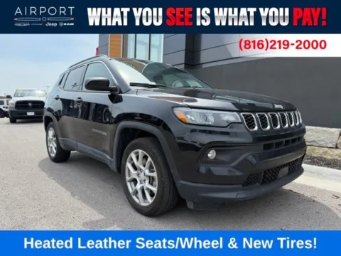 Black 2024 Jeep Compass Latitude Lux for sale in Platte City, MO