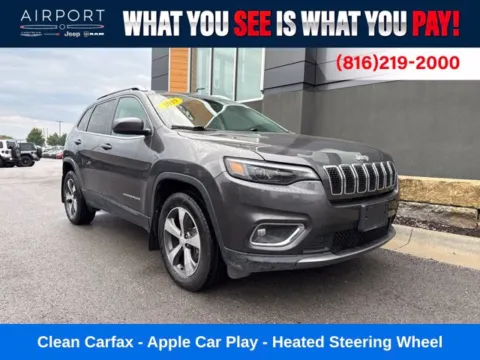 Gray 2019 Jeep Cherokee Limited for sale in Platte City, MO