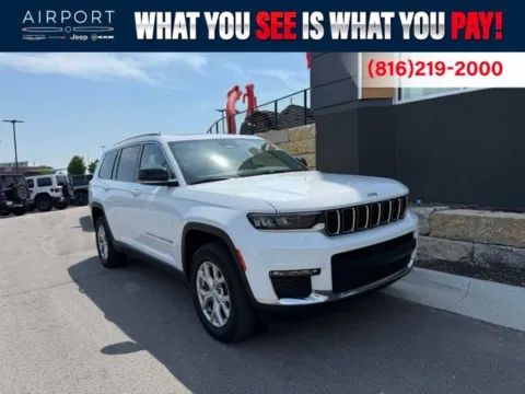 White 2023 Jeep Grand Cherokee L Limited for sale in Platte City, MO