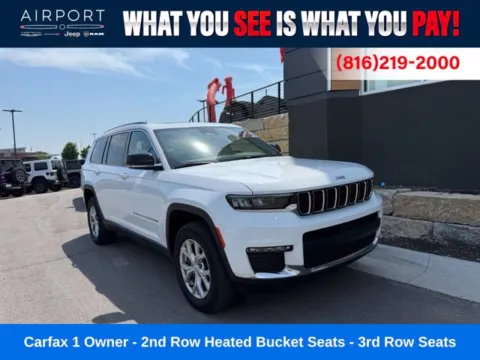 White 2023 Jeep Grand Cherokee L Limited for sale in Platte City, MO