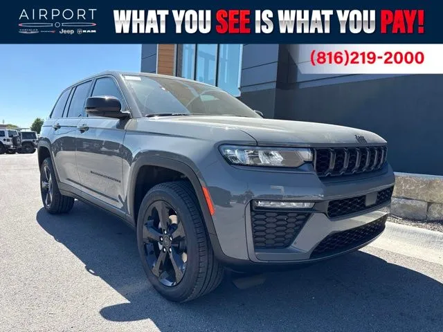 Gray 2027 Jeep Grand Cherokee Limited for sale in Platte City, MO