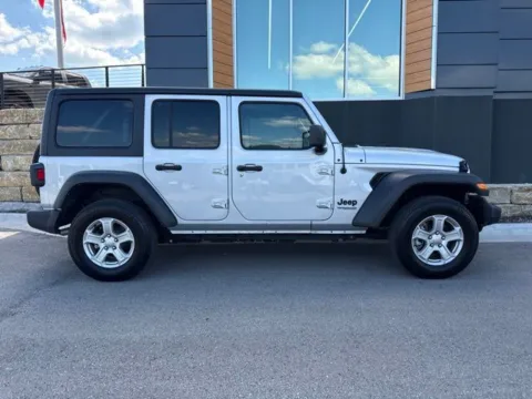 Photos of 2022 Jeep Wrangler Unlimited Sport S for sale in Platte City, MO at Airport Chrysler Dodge Jeep Ram