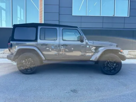 Photos of 2024 Jeep Wrangler Sahara 4xe for sale in Platte City, MO at Airport Chrysler Dodge Jeep Ram