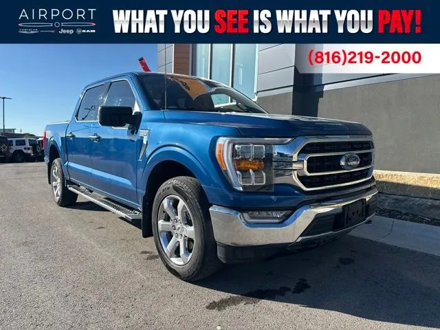 Blue 2022 Ford F-150 XLT for sale in Platte City, MO