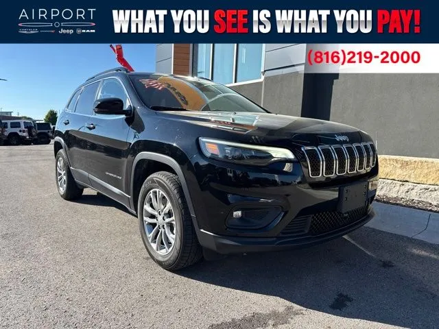 Black 2022 Jeep Cherokee Latitude Lux for sale in Platte City, MO