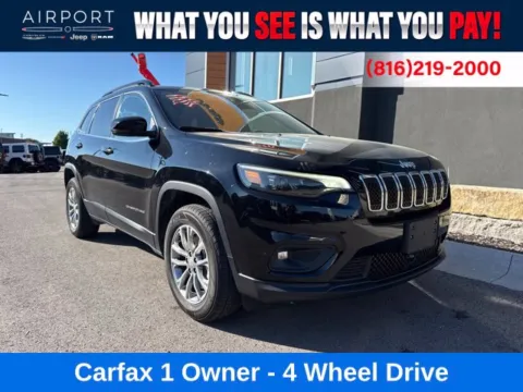Black 2022 Jeep Cherokee Latitude Lux for sale in Platte City, MO