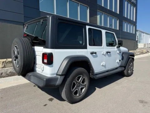 Another view of 2022 Jeep Wrangler Unlimited Sport S for sale in Platte City, MO at Airport Chrysler Dodge Jeep Ram