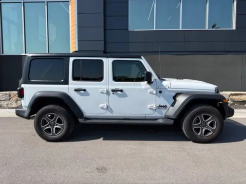 Photos of 2022 Jeep Wrangler Unlimited Sport S for sale in Platte City, MO at Airport Chrysler Dodge Jeep Ram