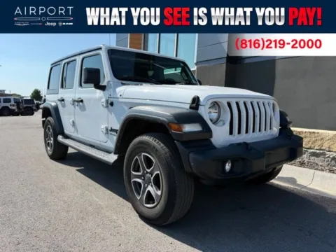 White 2022 Jeep Wrangler Unlimited Sport S for sale in Platte City, MO