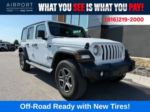White 2022 Jeep Wrangler Unlimited Sport S for sale in Platte City, MO