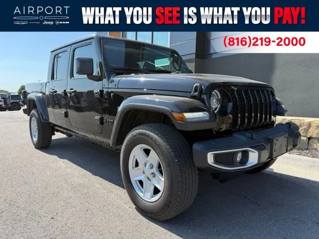Black 2022 Jeep Gladiator Sport for sale in Platte City, MO