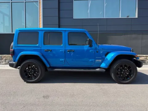 Photos of 2023 Jeep Wrangler Sahara 4xe for sale in Platte City, MO at Airport Chrysler Dodge Jeep Ram