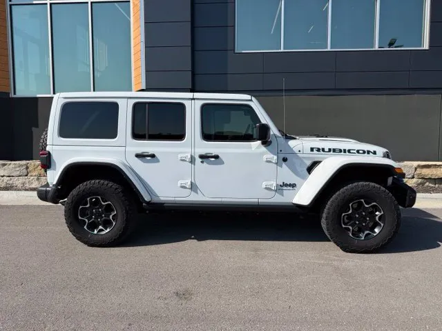 Used 2023 Jeep Wrangler 4xe Rubicon 4XE with VIN 1C4JJXR64PW516466 for sale in Kansas City
