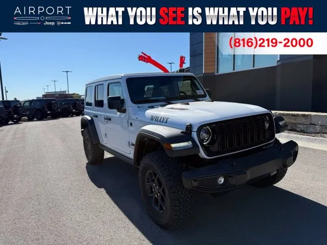 White 2027 Jeep Wrangler Willys for sale in Platte City, MO