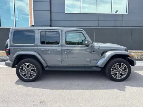 Photos of 2023 Jeep Wrangler Sahara 4xe for sale in Platte City, MO at Airport Chrysler Dodge Jeep Ram